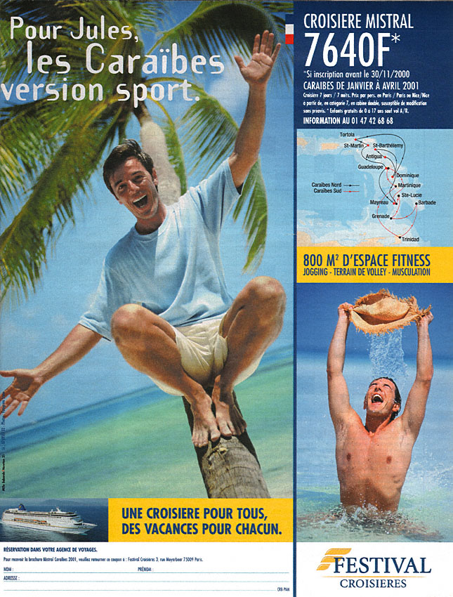 Advert Festival Croisieres 2000